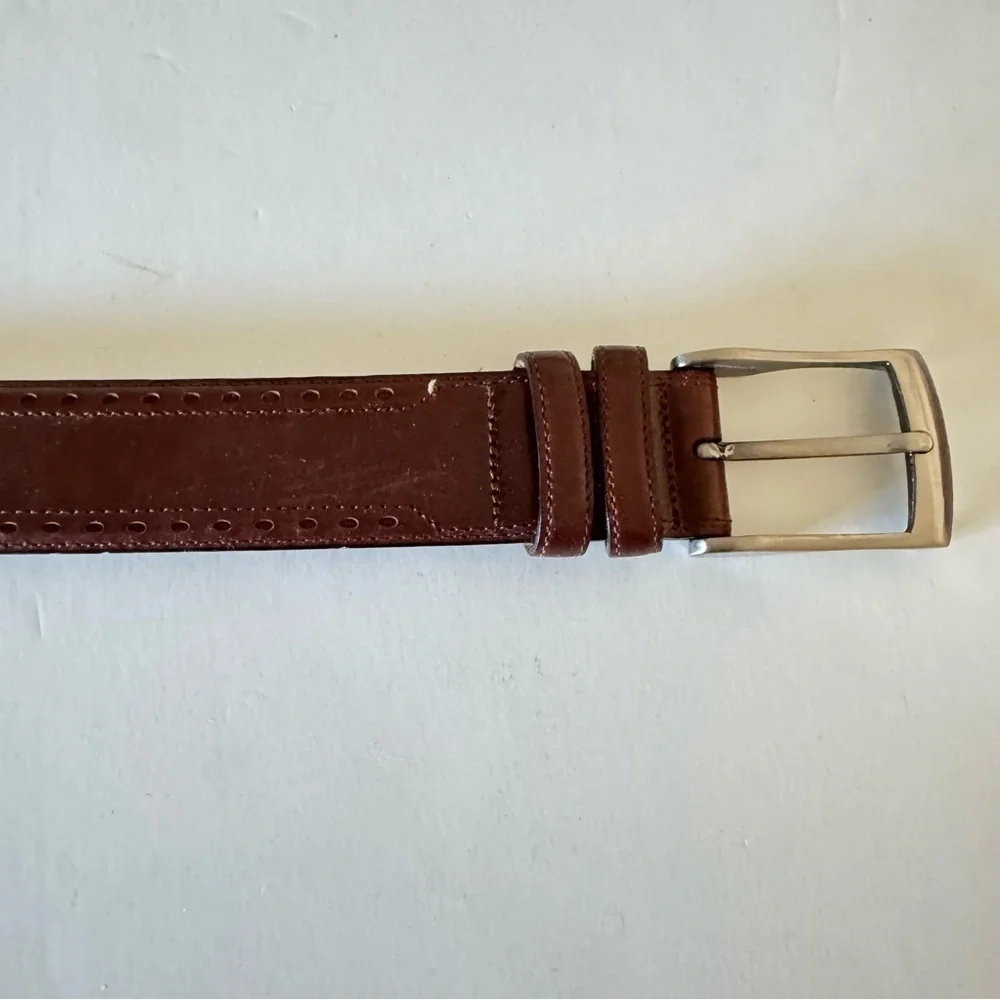 Mezlan Brown Leather Belt size 42